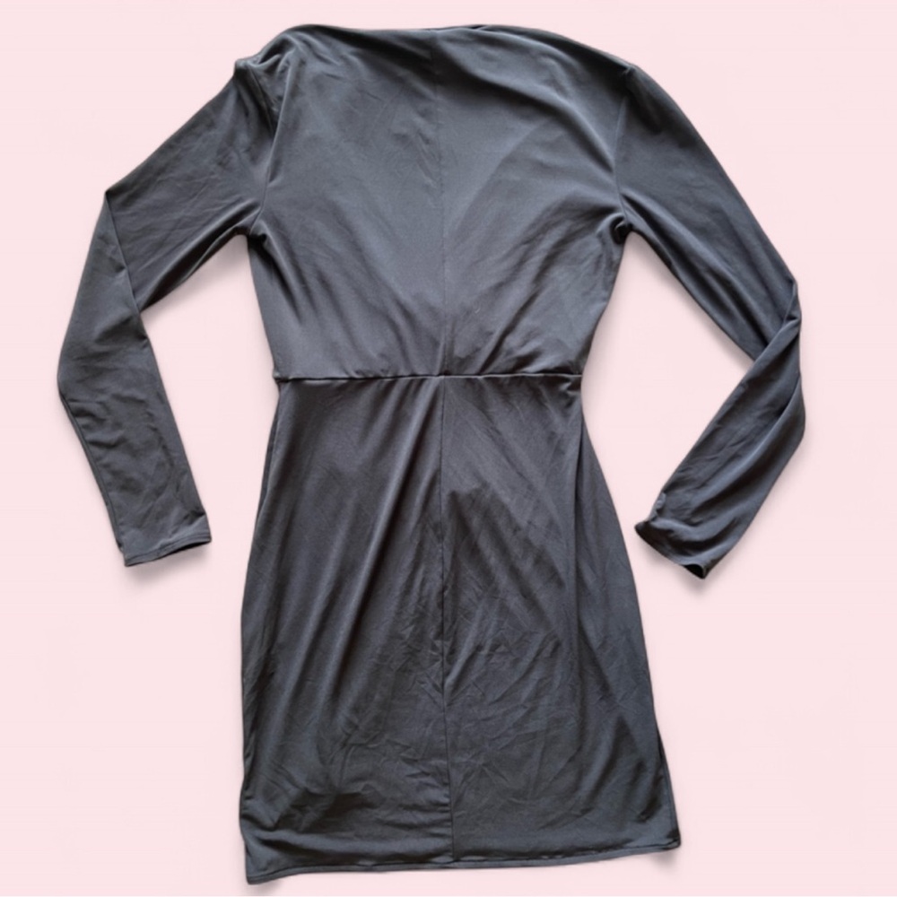 Victoria’s Secret Faux Wrap Drape Dress Gray | S | Day to Night Dress - Picture 4 of 8